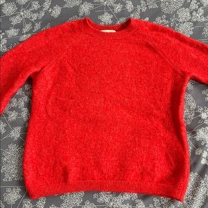 Sezane Louisa Jumper Red - Size XS